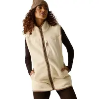 Regatta Borg longline bodywarmer voor dames (Lichte vanille/mokka)