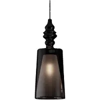 Karman Alibaglass Hanglamp Ø 24 cm | Black E27 IP20