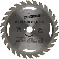Wolfcraft Handcirkelzaagblad | HM | 28 Zähne | Ø190mm | 1 stuk - 6476000