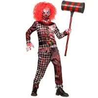 Widmann Kwaadaardige clown kostuum Mila kinderen