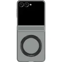 Accezz Color Backcover met MagSafe en Ringstand voor de Samsung Galaxy Z Flip 8 - Grijs