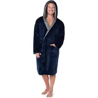 CityComfort Luxe Herenbadjas met Capuchon - Superzacht Fleece