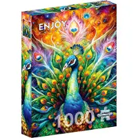 Enjoy Puzzle Peacock Majesty Puzzel (1000 stukjes)
