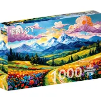 Enjoy Puzzle Flowered Valley Puzzel (1000 stukjes)