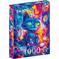 Enjoy Puzzle Cosmic Cat Puzzel (1000 stukjes)