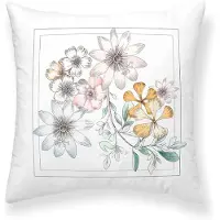 Decolores Kussenhoes 100% Katoen Half Panama 50x50 cm - Kleurrijk