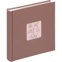 Walther design ME-110-MM Fun - Memo insteekalbum - Formaat 24 x 22 cm - Mocha Mousse