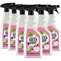 Marcel's Green Soap - Badkamerreiniger Patchouli & Cranberry - 6 x 500ml