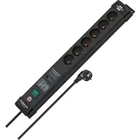 Brennenstuhl Premium-Line Stekkerdoos 6-voudig Met Overspanningsbeveiliging - 3 m