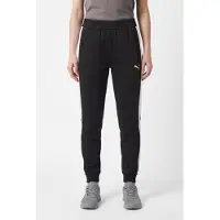 Puma Sportbroek 'ESS T7' zwart / wit