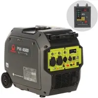 Pramac mobiele stroomgenerator PMi 4500, benzine, tankinhoud 14 l, 3,8 kW, 230 V, 68 dB, hand-/elektrische start, 2 stopcontacten