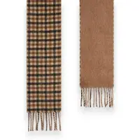 Woolrich Dames Geruite sjaal bruin (OSFA), Casual, Wol CFWWAC2046FRUT5548