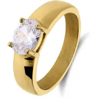 Lucardi Ring 'Statement' goud