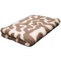 Buba Droogbed Hondenmand Antislip 28mm Crème Beige 100x75cm