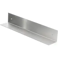 Nichba-Design badkamerrekje Geborsteld roestvrij staal, 60 cm