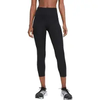 Nike Hardloopleggings voor dames met middelhoge taille (Zwart)