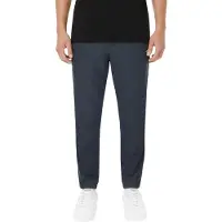 Lacoste Joggingbroek voor heren met zijstrepen, elastische tailleband en taps toelopend model (Zwart)