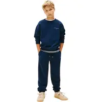 Tommy Hilfiger Set met lange mouwen en ronde hals voor kinderen (Marine)