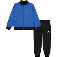 Nike Air Jordan Tape trainingspak met lange mouwen voor kinderen (Blauw/Zwart)