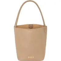Biba Leren bucketbag voor dames (Bruin)