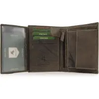Visconti Heren Portemonnee Leer - 6 Kaartsleuven - RFID Blocker - Cadeaubox
