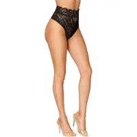 Dreamgirl (All) High Waisted Lace Panty black S