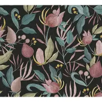 A.S. Création EXOTISCH BLOEMENBEHANG | Botanisch - Zwart Meerkleurig - COSMOLiving by Cosmopolitan CM790622