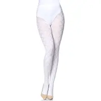 Merry Style MS-GB-328 Dames Panty - 60 DEN- 3D-technologie - Polyamide - Wit - XL