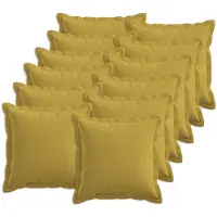 vidaXL - Kussensloop - 12 - pcs - HOUTEN - Lichtgroen - 40 - x - 40 - cm - Faux - Linnen