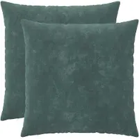 vidaXL Kussen met kussen HEERLEN 2 st Zee blauw Microfiber Fleece