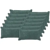 vidaXL - Kussensloop - 12 - pcs - HOUTEN - Zee - blauw - 40 - x - 80 - cm