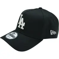 New Era Unisex 9Forty LA Dodgers-baseballpet voor volwassenen (Zwart/Zilver)