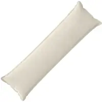 vidaXL Kussen HOUTEN Crèmekleurig 40 x 145 cm Microfiber Fleece