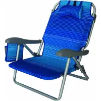Eurotrail Perez Beach Recycled - Strandstoel - Royal Blue