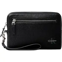 Calvin Klein Schoudertas 'BOLD PEBBLE PUOCH BORSA' zwart