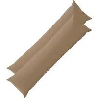 vidaXL - Kussen - met - kussen - HEERLEN - 2 - st - Taupe - Polyester