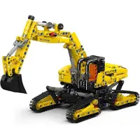 Mould King 17076 Technisch Mobiele Graafmachine bouwset | Hijskraan auto modelbouw | Geschikt voor Lego | Educatief constructie speelgoed bouwpakketten voor kinderen & volwassenen | 840 bouwstenen