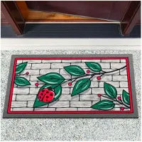 ANRO Lieveheersbeestje Deurmat Meerkleurig 40x68 cm - Antislip