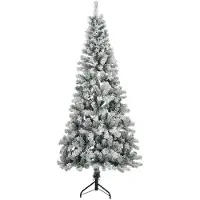 vidaXL Kunstkerstboom met kerstbal 240 cm 300 LED's Warmwit