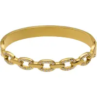 Lucardi Armband 'Statement' goud / transparant