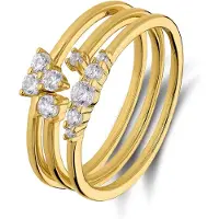 Lucardi Ring 'Statement' goud