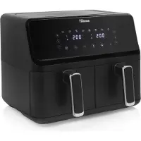 Tristar FR-9026 - Dubbele Airfryer XXL - 2x4L - 2 onafhankelijke kookzones - 8 Bakprogramma's - PFAS-vrij