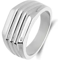 Lucardi Ring 'Statement' zilver