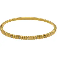 Lucardi Armband 'Statement' goud / transparant