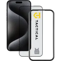 Tactical Tacticals Tempered Glass Impact Armour Screenprotector - Apple iPhone 15 Pro Max (6.7") - Zwart