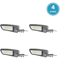 Tsong LED Straatverlichting 150W 25500lm - Koelwit 4000K - IP66 - 4 stuks - 230V