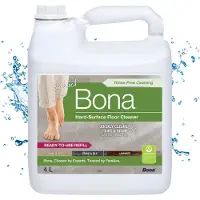 Bona Harde Vloer, Tegel en Laminaat Reiniger - Navulling 4 Liter - PVC Reiniger (Ook Geschikt Voor Robotstofzuiger)