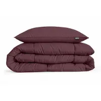 Eleganzzz Eazy Dekbed Zonder Overtrek Inclusief Kussenslopen - bordeaux 140x200cm