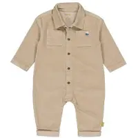 BESS jumpsuit - ecru Jongens Stretchkatoen Klassieke kraag Effen - maat 74