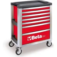 Beta C39/7 Rood Gereedschapswagen, met zeven laden - 039000003